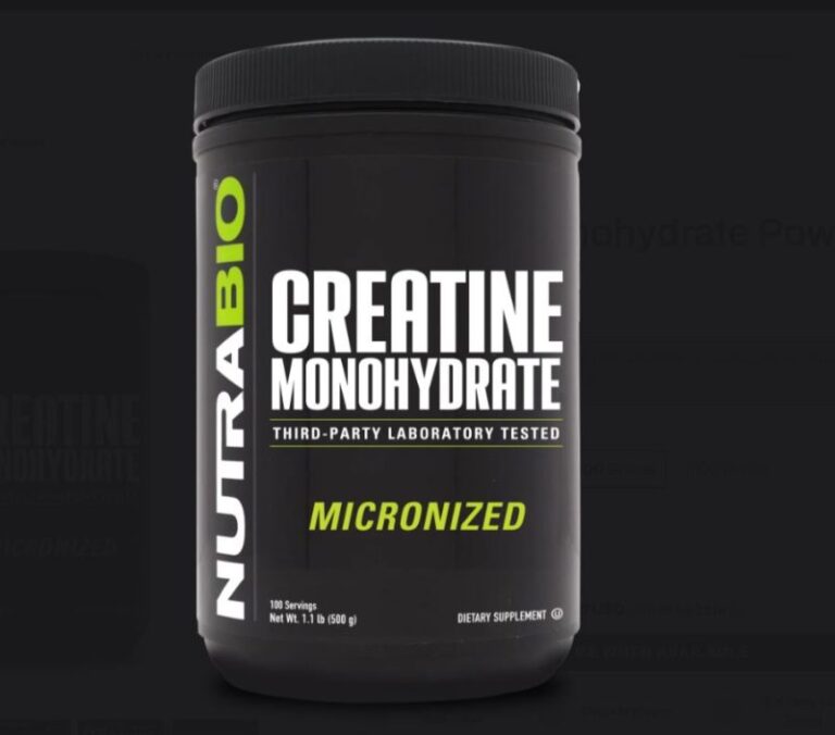 NutraBio Creatine Monohydrate