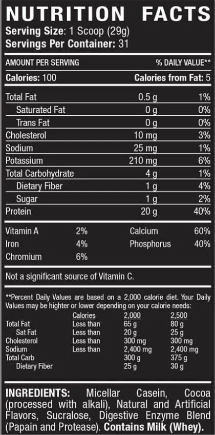 Titan-Casein-Label